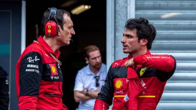 No fue un error: Ferrari explicó el escandaloso llamado a boxes que recibió Carlos Sainz en Francia