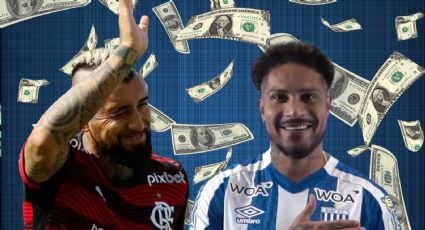 Comparación de estrellas: cuáles son los salarios de Arturo Vidal y Paolo Guerrero en el Brasilerao