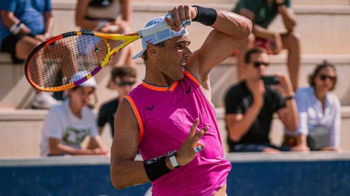 No importa a quien tenga enfrente: Rafael Nadal se entrenó con su primo y no lo perdonó