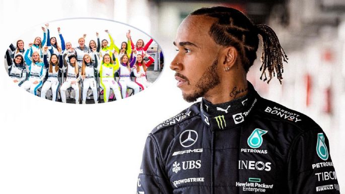 Tras su visita en Hungría: el contundente mensaje de Lewis Hamilton para las W Series