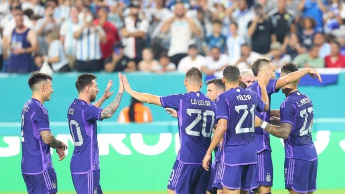 Show time: la Selección Argentina se divirtió al ritmo de Lionel Messi