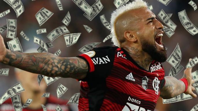 Arturo Vidal a la cabeza: conoce cuánto vale el plantel completo del Flamengo