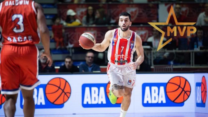 Brilla en sus primeros juegos: la actuación de Facundo Campazzo en la victoria de Estrella Roja