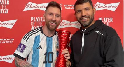 "La espalda": el Kun Agüero contó el momento más divertido con Lionel Messi en la consagración