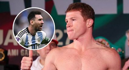 "Hay que reconocer": luego de no hablar, Canelo Álvarez se refirió al cruce con Messi en Qatar 2022