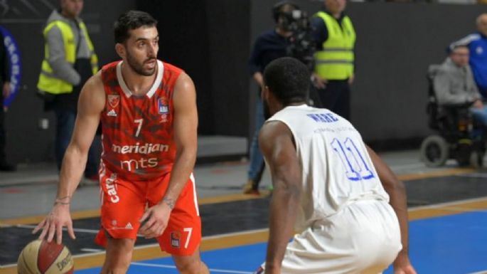 Facundo Campazzo volvió a jugar y brilló en la victoria del Estrella Roja