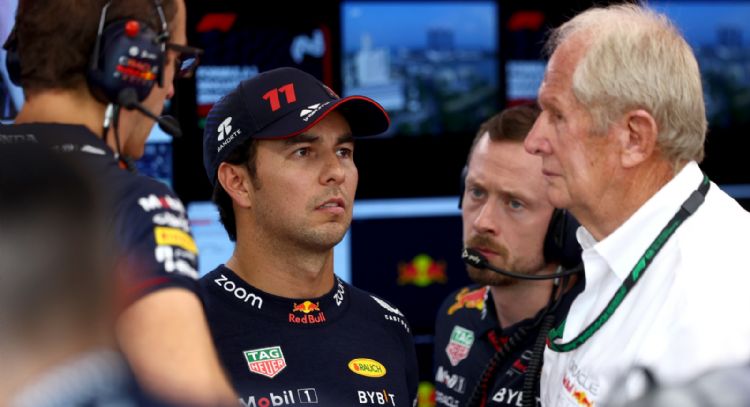 "Nada en su contra": Helmut Marko habló de la posible renovación de Checo Pérez con Red Bull