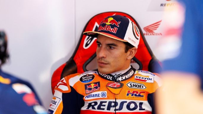 Comienzo accidentado: el daño que sufrió Marc Márquez en la primera vuelta sprint