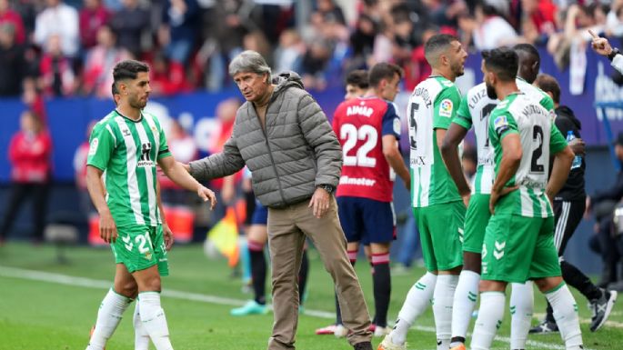 Manuel Pellegrini debe definir: el puesto del once titular del Betis que aún no tiene dueño