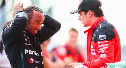 Inédito: la publicación de Lewis Hamilton junto a Charles Leclerc tras haber sido descalificados