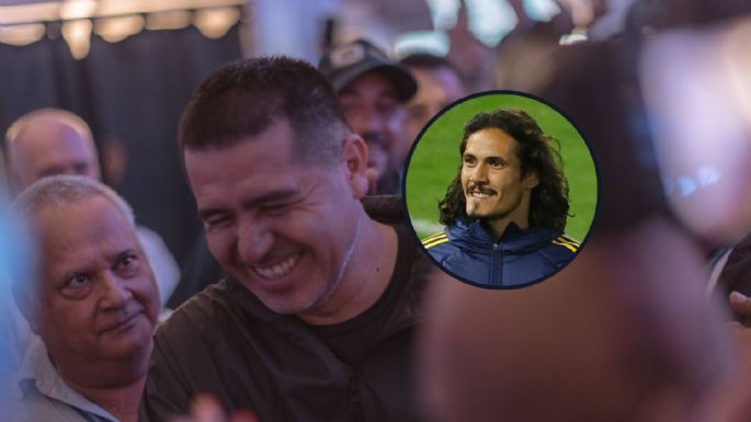 Edinson Cavani sigue en Boca: Juan Román Riquelme es el nuevo presidente del Xeneize