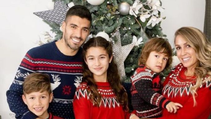 Junto a Sofía Balbi: así pasaron la Navidad Luis Suárez y su familia