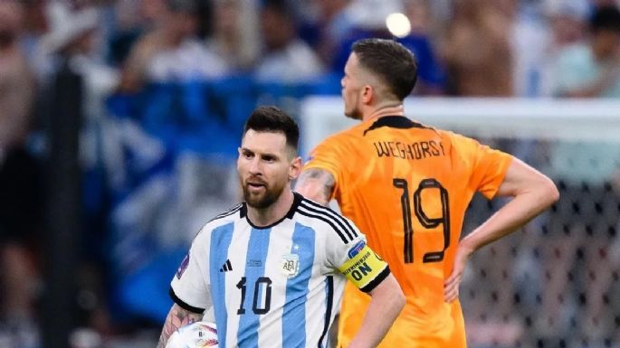 Nunca antes vistas: las nuevas imágenes del cruce entre Lionel Messi y Weghorst en Qatar 2022