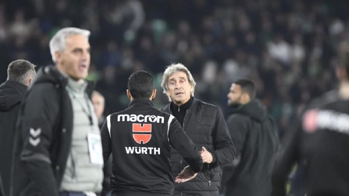 Se hartó: Manuel Pellegrini y un momento de furia con una figura del Celta