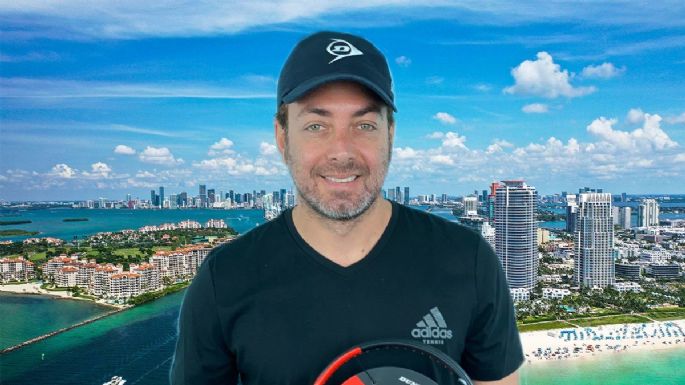 En Miami: la impresionante vista en uno de los lugares favoritos de Nicolás Massú