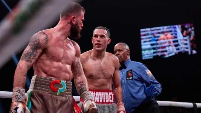 David Benavídez brilló en Las Vegas ante Caleb Plant y piensa en su próximo rival: "En septiembre"