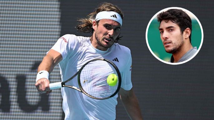 Tras eliminar a Cristian Garín: la dura derrota que sufrió Stefanos Tsitsipas en Miami