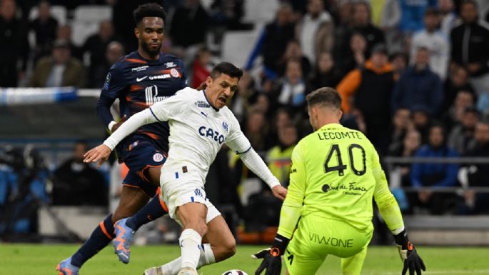 No pudo ni con Alexis Sánchez: el Marsella empató ante el Montpellier y se aleja de PSG