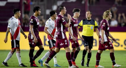 Papelón arbitral y partido caliente: River derrotó a Lanús en una noche más que polémica