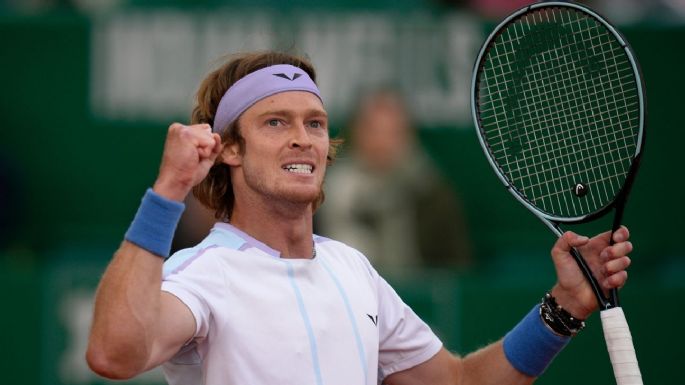 Enojo y emoción: Andrey Rublev le ganó un impresionante partido a Rune y se consagró en Montecarlo