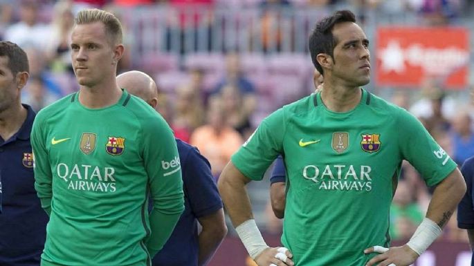 A un paso: ter Stegen quedó muy cerca de derrumbar un récord de Claudio Bravo en Barcelona