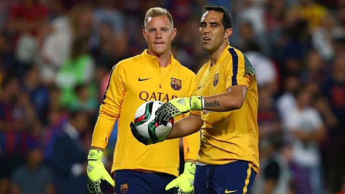 Adiós al récord: Ter Stegen le arrebató a Claudio Bravo la marca que ostentaba en Barcelona