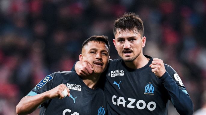 Con una pizca de suerte: con un Alexis Sánchez intratable, el OM se quedó con el clásico