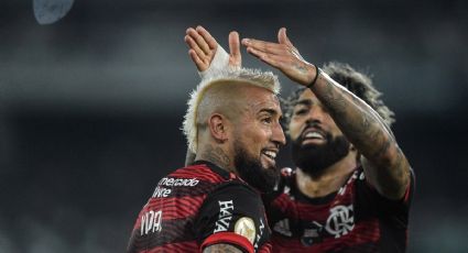 Le respondió a la prensa: las dos jugadas de lujo de Arturo Vidal en la goleada de Flamengo