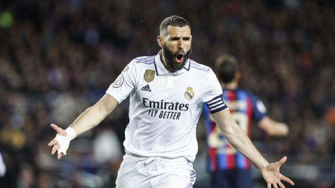 Con tres de Benzema: Real Madrid goleó 4 a 0 al Barcelona y alcanzó la final de la Copa del Rey