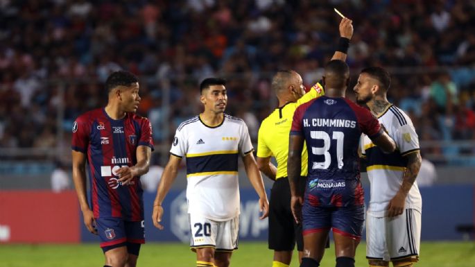 Frustrado inicio en la Copa Libertadores: Boca con dos jugadores menos empató con Monagas