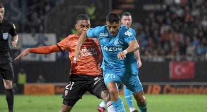 Partido para el olvido: el OM de Alexis Sánchez igualó sin goles con el Lorient y se alejó del PSG