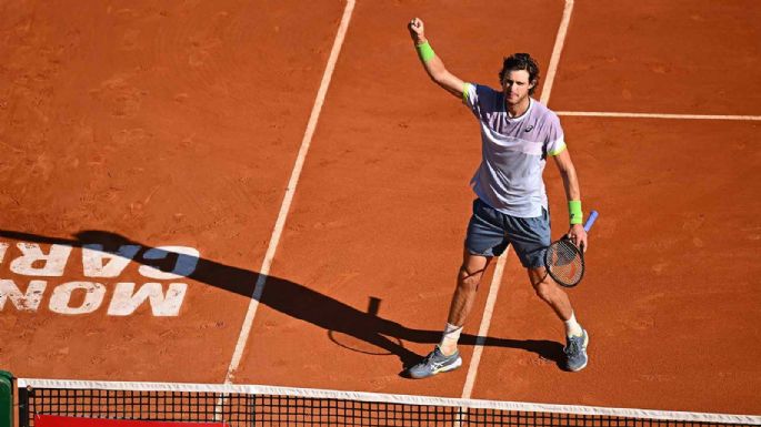 "Muchas ganas": el mensaje de Nicolás Jarry tras aplastar a Coric en Montecarlo