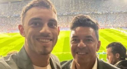 Volvió a ver a Julián: con compañía de lujo, Marcelo Gallardo asistió a la final de la Champions