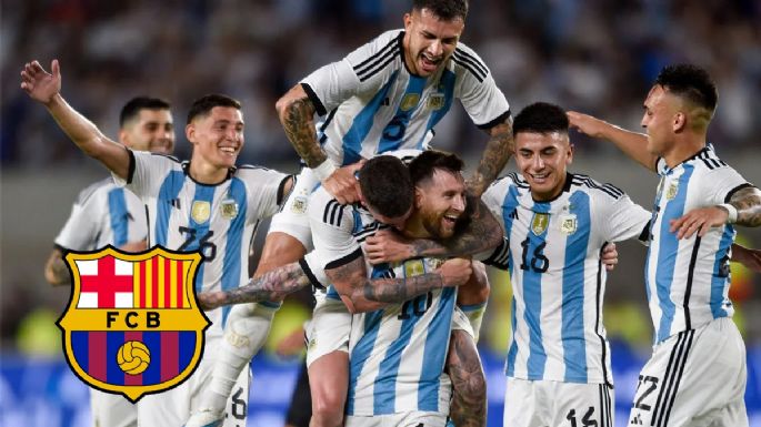 Lo busca el Barcelona: la figura de la Selección Argentina que no fue al Mundial y llegaría a España