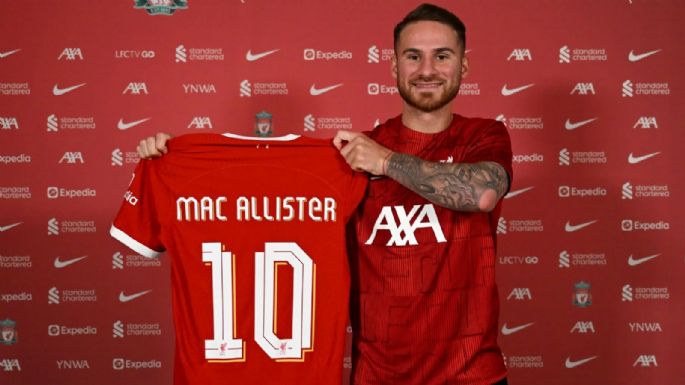 Ya es oficial: así fue la presentación de Alexis Mac Allister en Liverpool