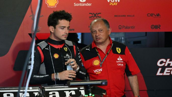 Un mensaje para Mattia Binotto: el elogio de Charles Leclerc hacia Fred Vasseur