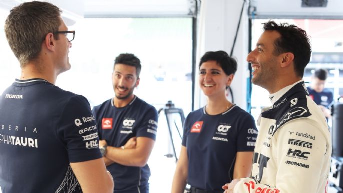 "Nos ha impresionado": en Alpha Tauri enloquecieron con el rendimiento de Daniel Ricciardo