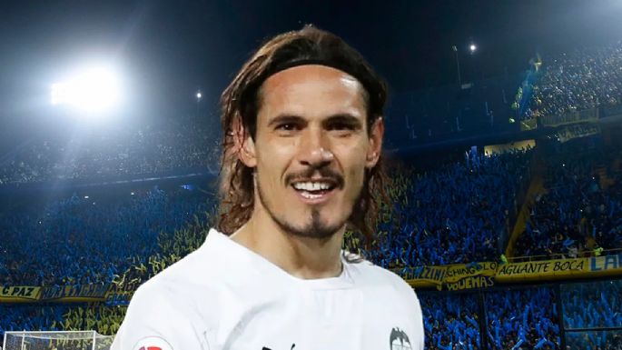 Quiere jugar en Boca: el gesto de Edinson Cavani que conquistó a los hinchas Xeneizes