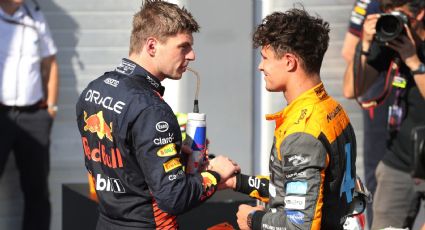 No es nada barato: el valor del trofeo de Max Verstappen que fue destruido por Lando Norris