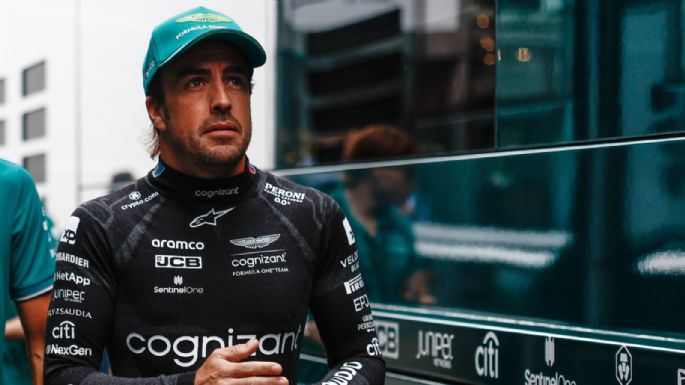 No le gustó: la fuerte discusión de Fernando Alonso y su ingeniero de Aston Martin en plena carrera