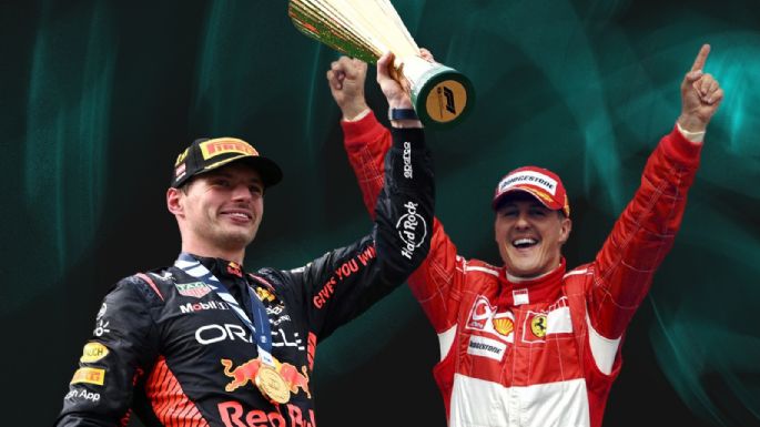 “No es nuevo”: la comparación de Mercedes entre Max Verstappen y Michael Schumacher