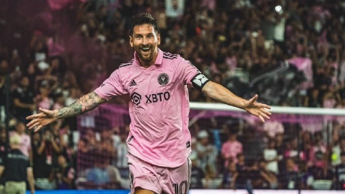 Tras una nueva victoria: el festejo de Lionel Messi junto a Antonela Roccuzzo en Miami