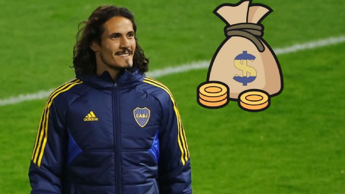 Al fin se reveló: el salario que recibe Edinson Cavani en Boca y la diferencia con sus compañeros