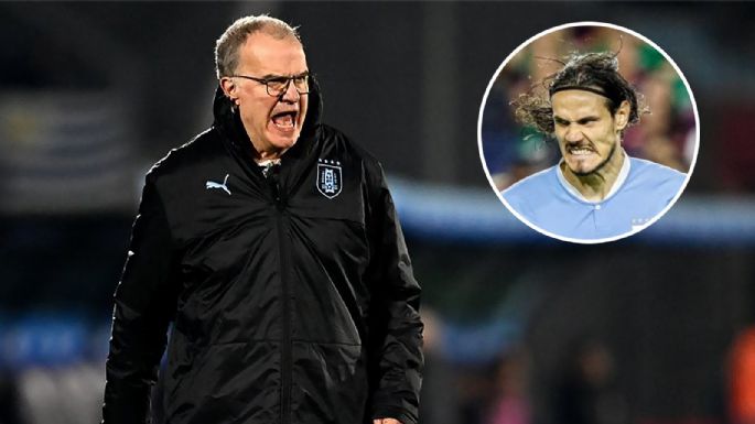 Tras desairar a Cavani: la crítica de un ídolo que recibió Marcelo Bielsa en la Selección Uruguaya