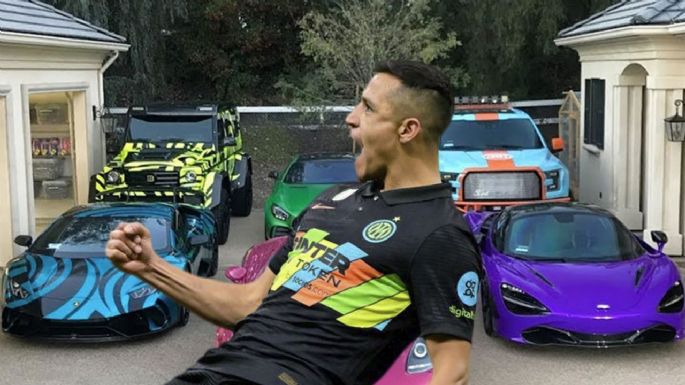 Fortuna incalculabe: la colección de autos lujosos de Alexis Sánchez al detalle