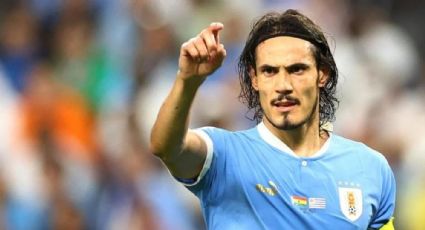 Edinson Cavani derritió de amor a las redes y reveló de qué club es hincha su hijo