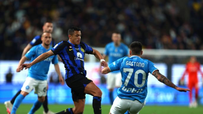 Alexis Sánchez fue clave: Inter venció a Napoli y se quedó con la Supercopa de Italia