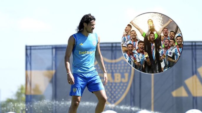 Ilusión en Boca: los campeones del Mundo que podrían ser compañeros de Edinson Cavani