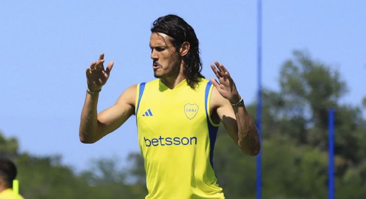 Atención, Boca: qué pasará con Edinson Cavani de cara a las semifinales ante Estudiantes