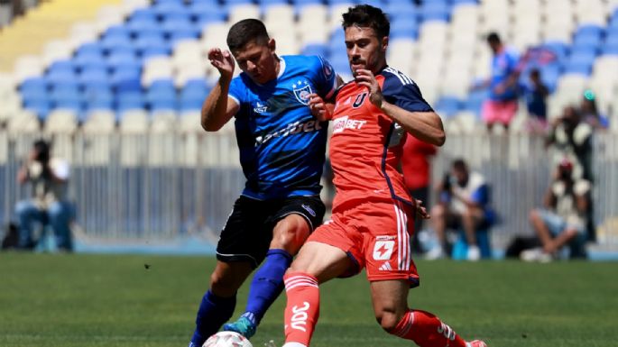 Sufre Gustavo Álvarez: el vital jugador de Universidad de Chile que se lesionó ante Huachipato